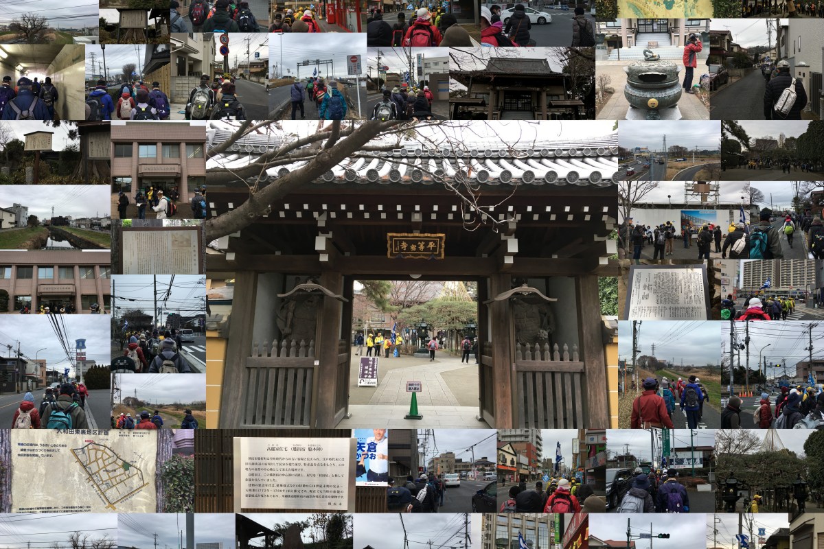 第１４９回例会　川越・児玉往還道を歩く　パート　②１４㎞　東武東上線　和光市駅　南口～鶴瀬駅　西口