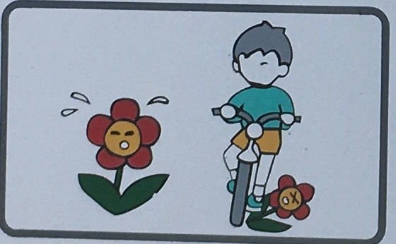 オートバイ・自転車の乗り入れは禁止します。