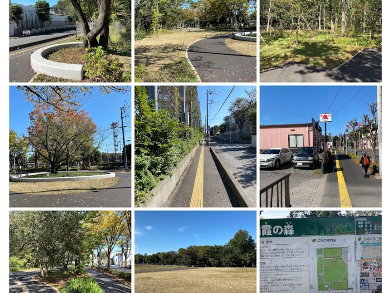 仲町２丁目交差点(スタート)→ライオンズガーデン朝霞→東武ストア 朝霞店→バーミヤン 朝霞本町店→朝霞郵便局→埼玉りそな銀行 朝霞支店→朝霞市役所前→朝霞の森→青葉台公園（薔薇畑）→埼玉県立朝霞西高等学校→シンボルロード南口広場→児童遊園(朝霞中央公園内)→朝霞市中央公民館･朝霞市女性センター それいゆぷらざ→デンキチ 朝霞店（ゴール）